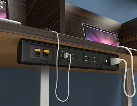 Under Desk Power Data Outlets 